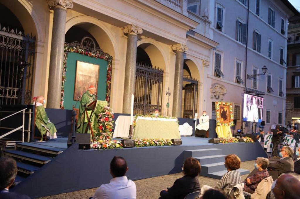 Paroles et images de la liturgie pour la fête de saint Gilles: l'homélie du cardinal Matteo Zuppi, la salutation de Marco Impagliazzo