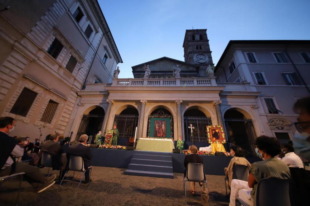 Paroles et images de la liturgie pour la fête de saint Gilles: l'homélie du cardinal Matteo Zuppi, la salutation de Marco Impagliazzo