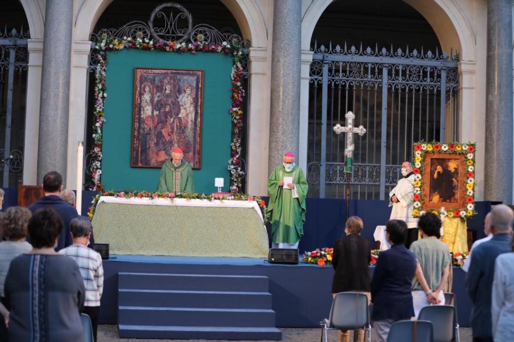 Paroles et images de la liturgie pour la fête de saint Gilles: l'homélie du cardinal Matteo Zuppi, la salutation de Marco Impagliazzo
