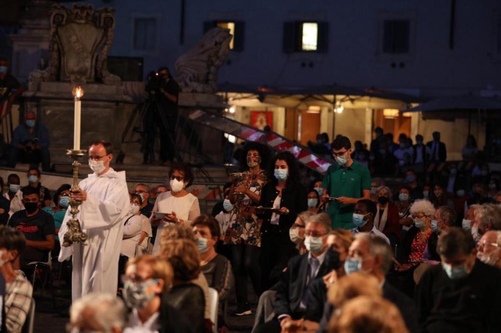 Paroles et images de la liturgie pour la fête de saint Gilles: l'homélie du cardinal Matteo Zuppi, la salutation de Marco Impagliazzo