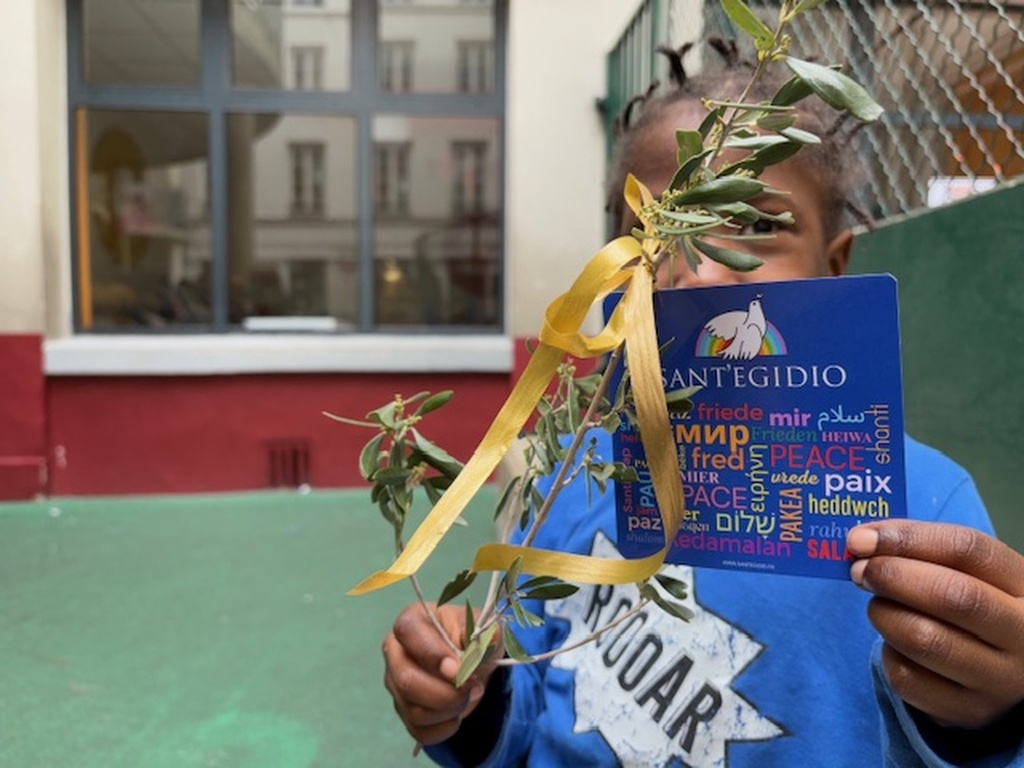 Diumenge de Rams pel carrer amb Sant'Egidio, per a una #pasquadepau arreu del món