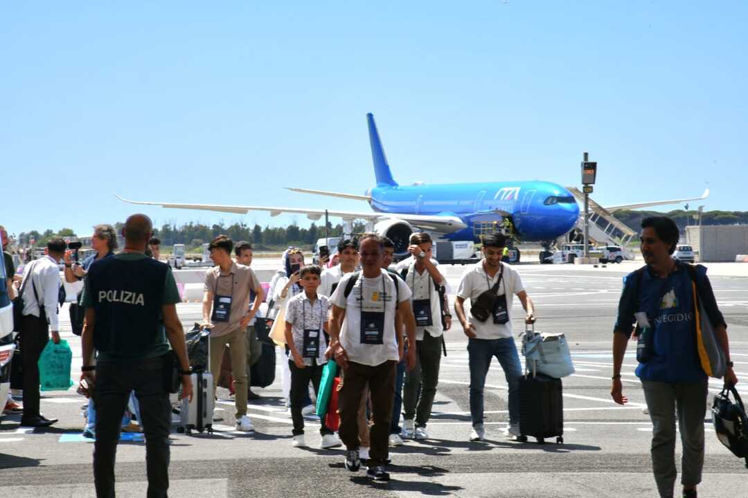 Arrivo di 119 profughi afghani con i corridoi umanitari - Luglio 2025