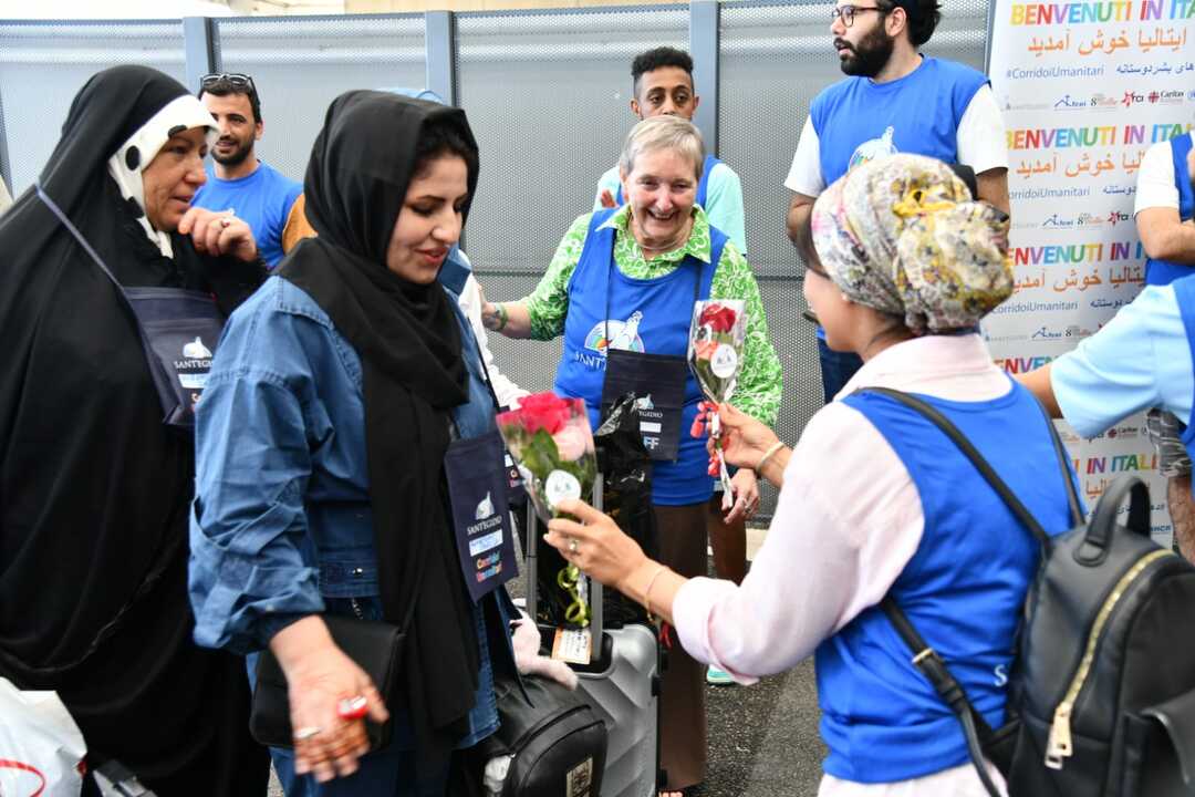 Arrivo di 119 profughi afghani con i corridoi umanitari - Luglio 2025